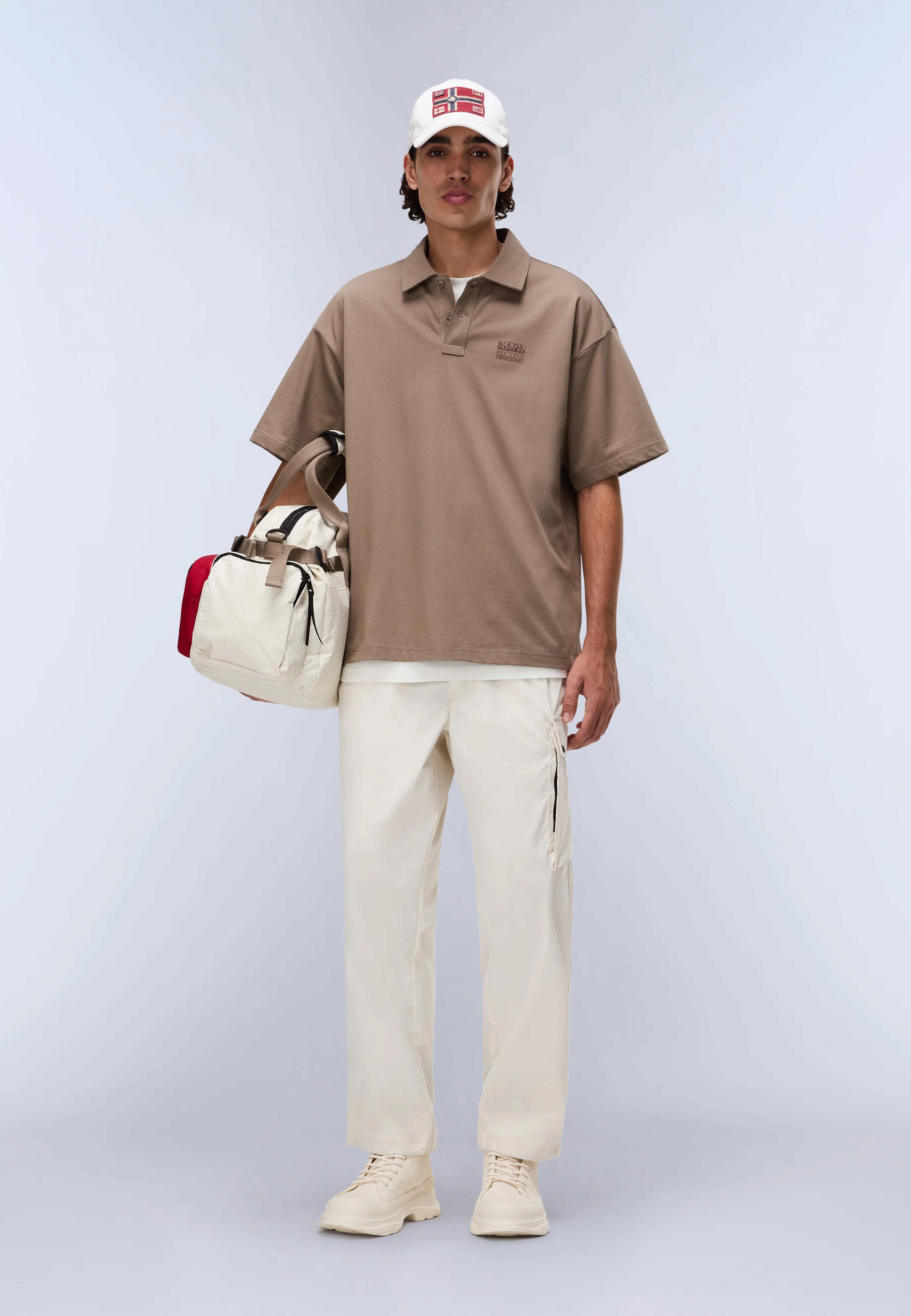 Elevated Logo Jersey Short Sleeve Polo Shirt - Image 3