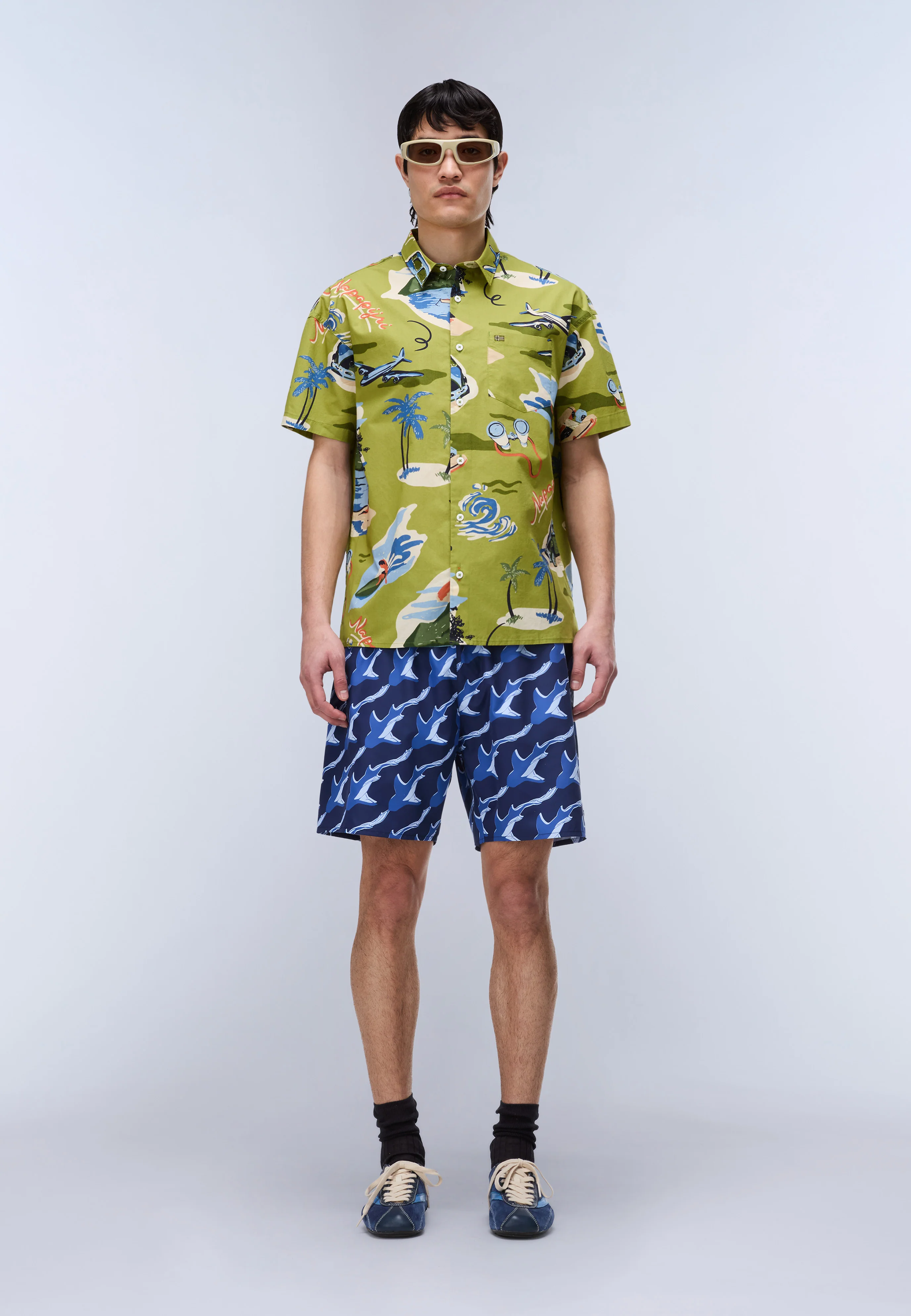 Elior Print Short Sleeve Shirt - Image 3