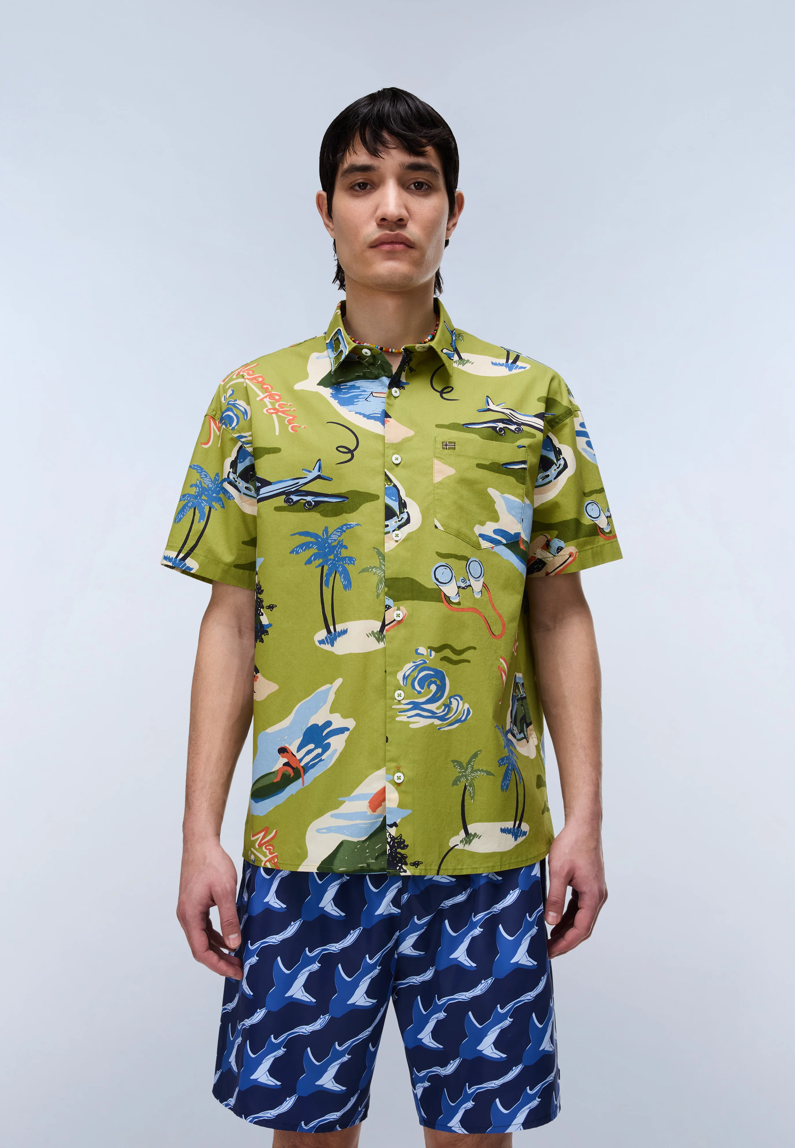 Elior Print Short Sleeve Shirt - Image 4