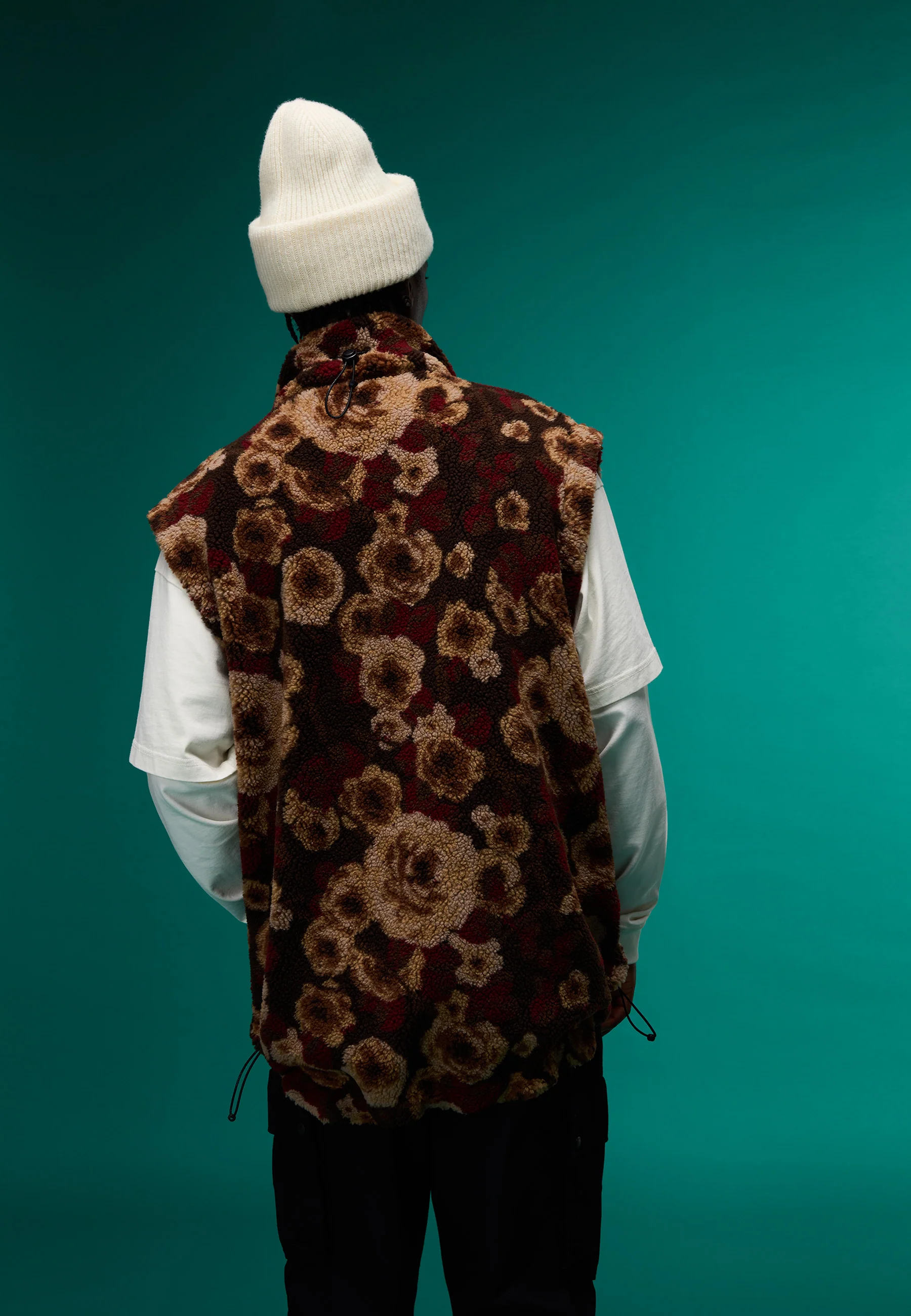 Emin Jacquard Fleece Vest - Image 5