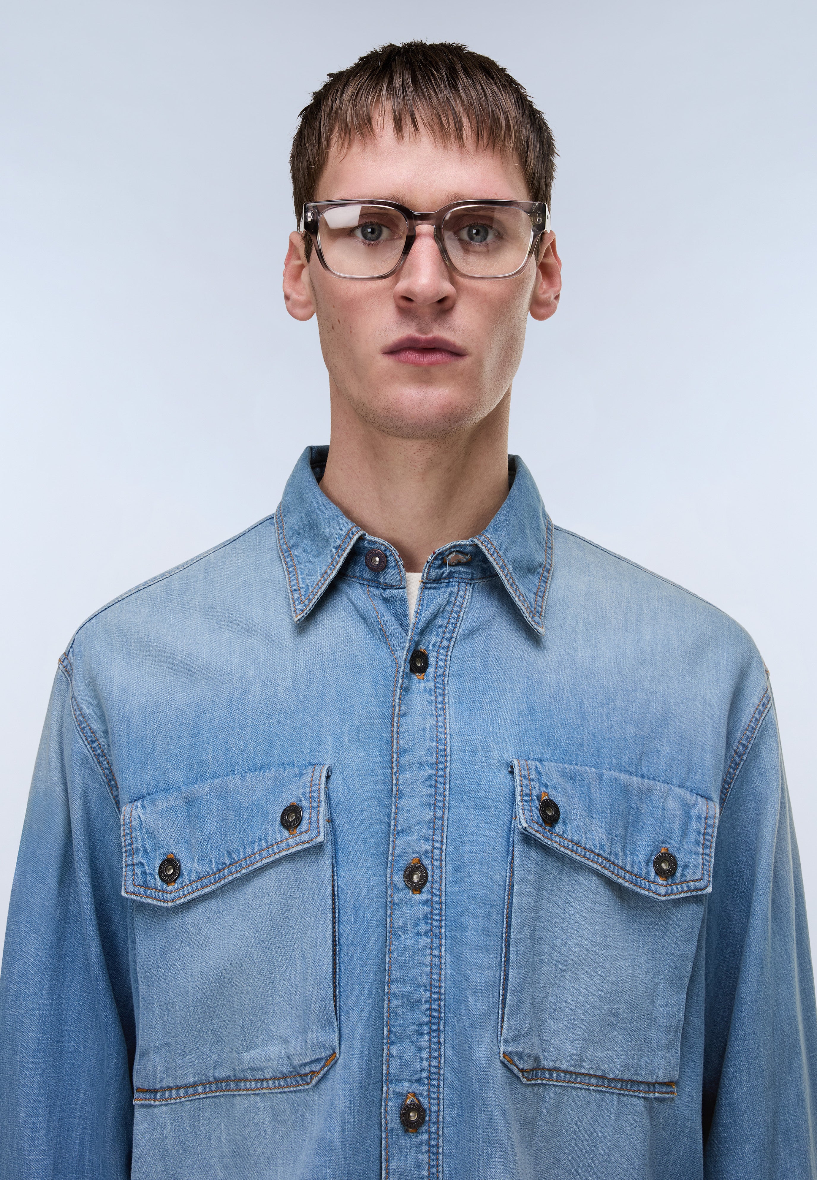 Kiene Denim Long Sleeve Shirt - Image 2
