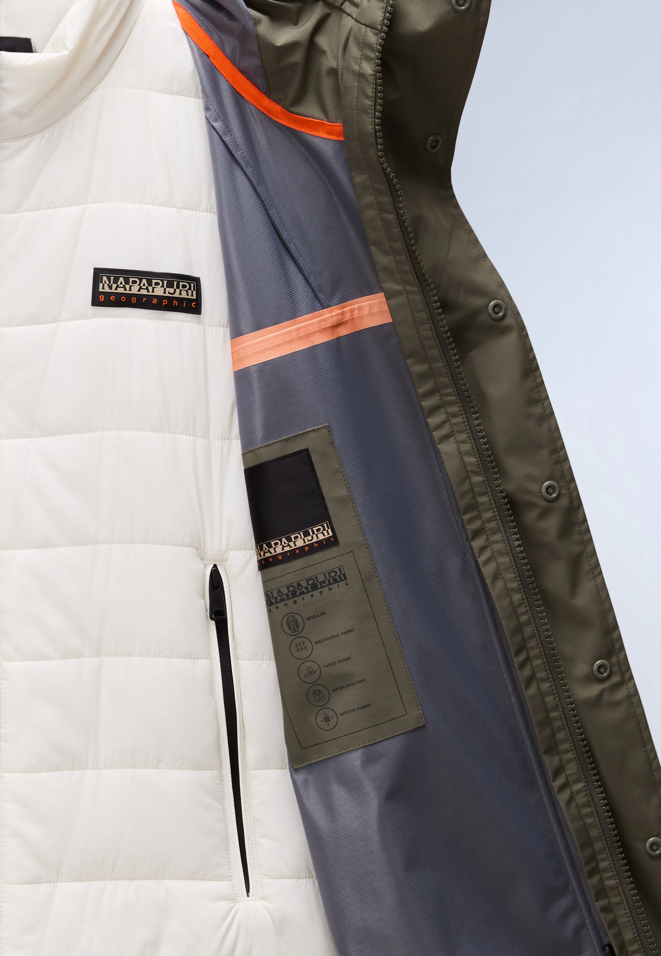 Pilloz Short Parka Jacket 3-in-1 - Image 11