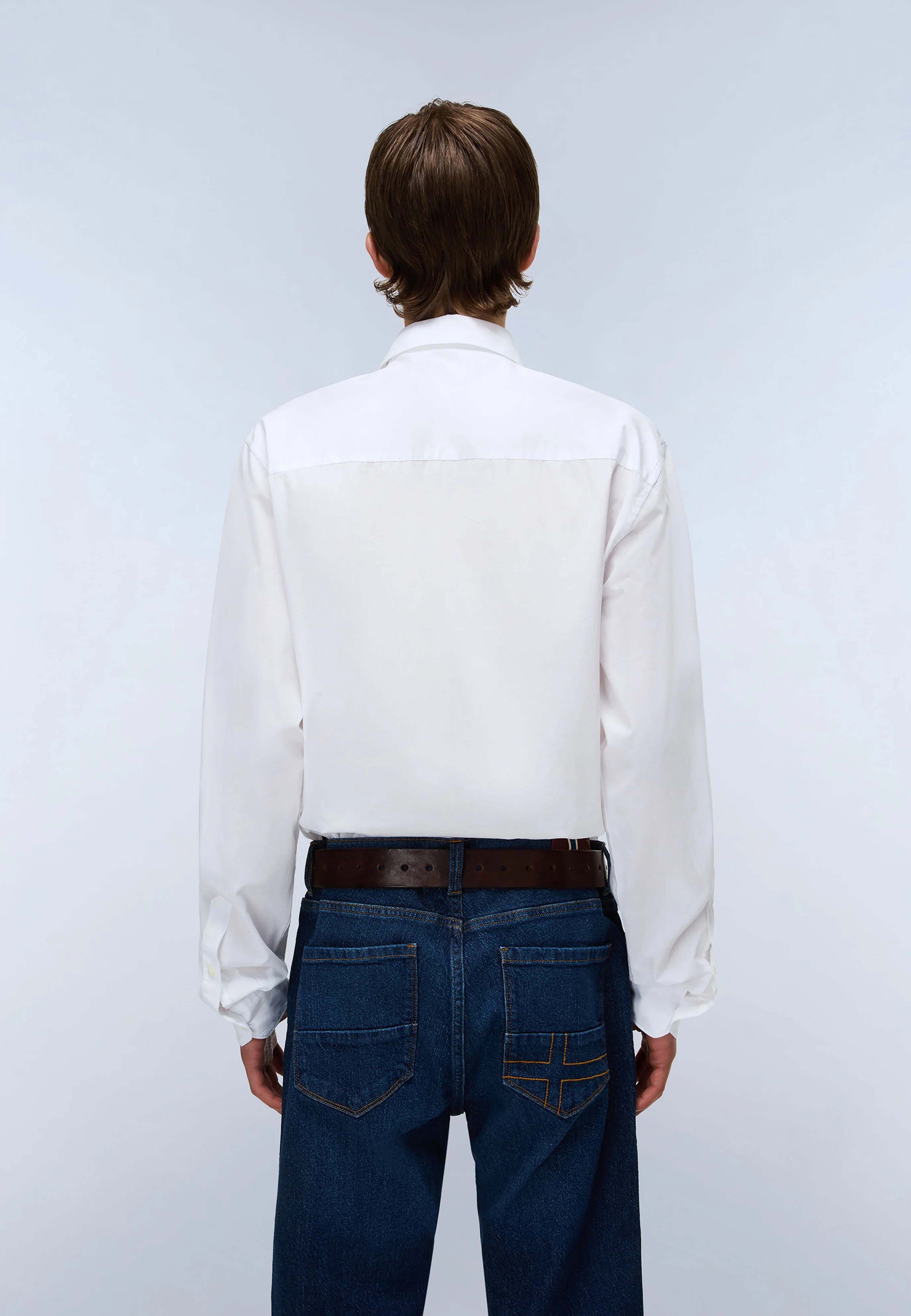 Terra Long Sleeve Poplin Cotton Shirt - Image 4